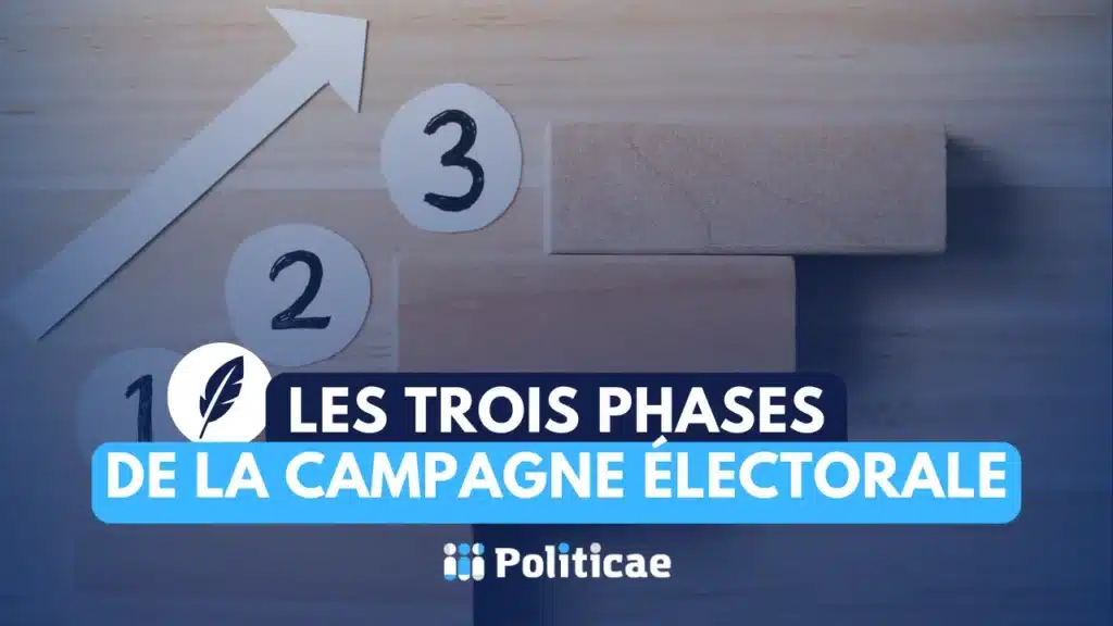 Trois phases de la campagne électorale