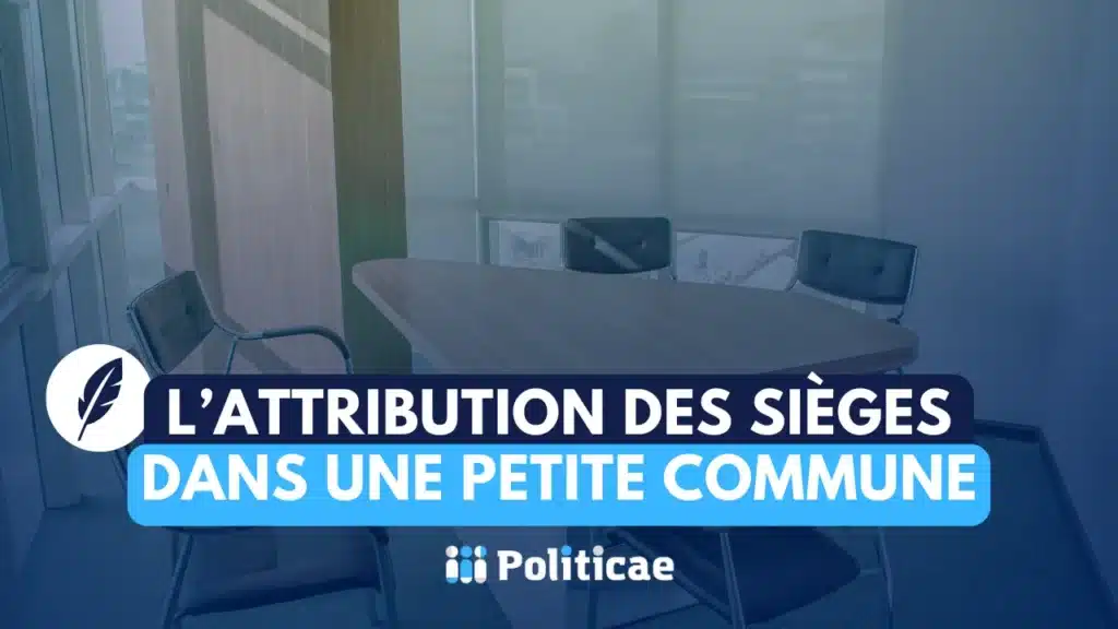 L'attribution des sièges dans une petite commune