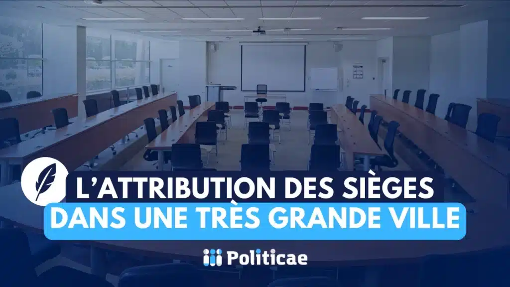 Attribution des sièges grande commune de 1.000 hab.