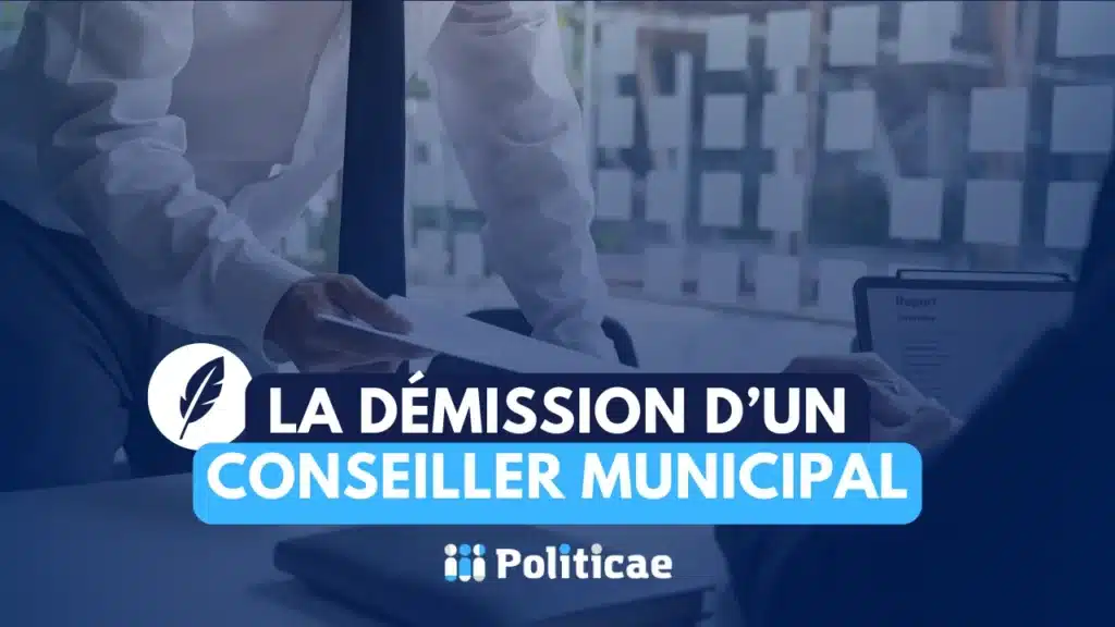 La démission d'un conseiller municipal