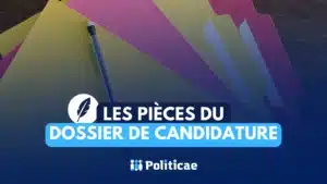 Les pièces du dossier de candidature