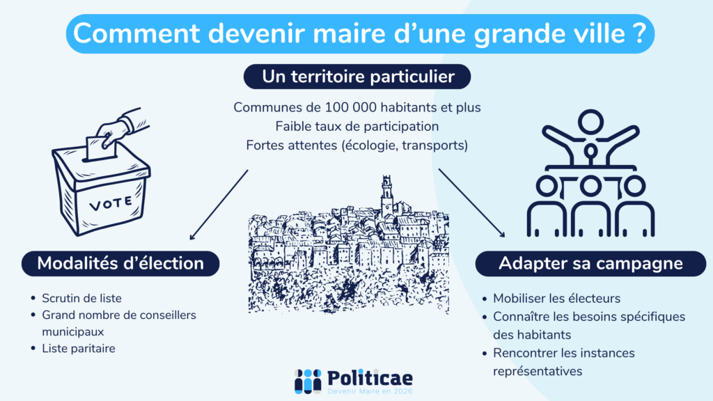 Devenir maire d'une grande ville