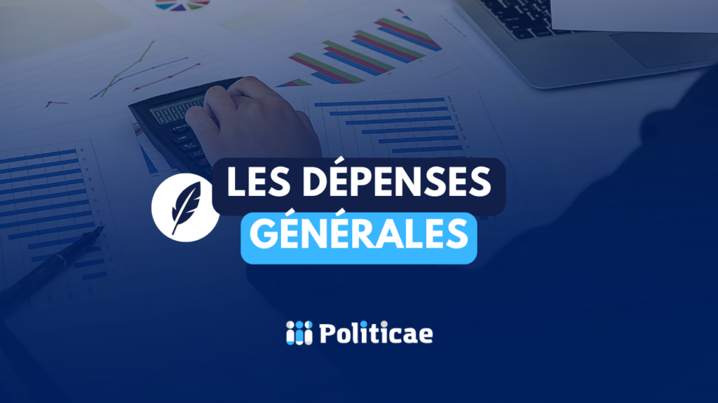 Les dépenses générales de la commune