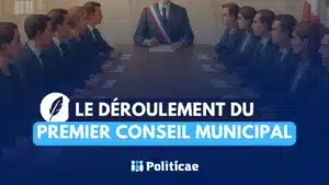 Le premier conseil municipal