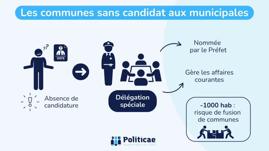 Les communes sans candidat aux élections municipales