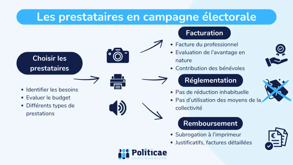 Les prestataires en campagne électorale