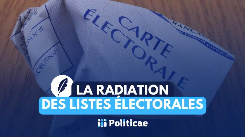 La radiation des listes électorales