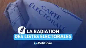 La radiation des listes électorales