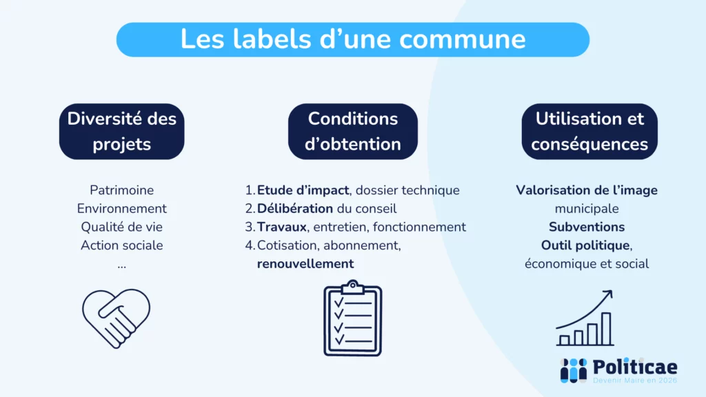 Les labels d'une commune
