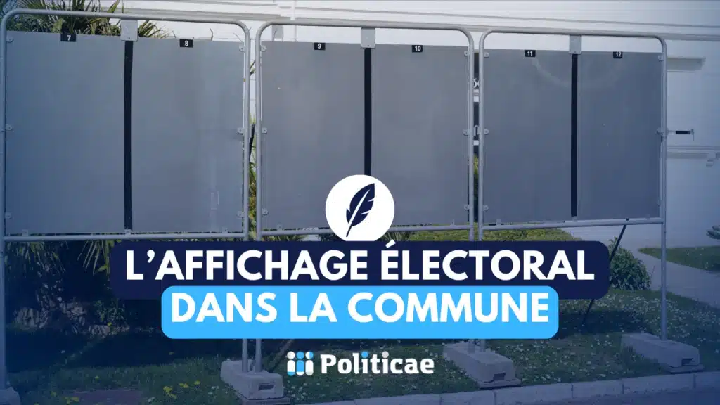 L'affichage électoral dans la commune