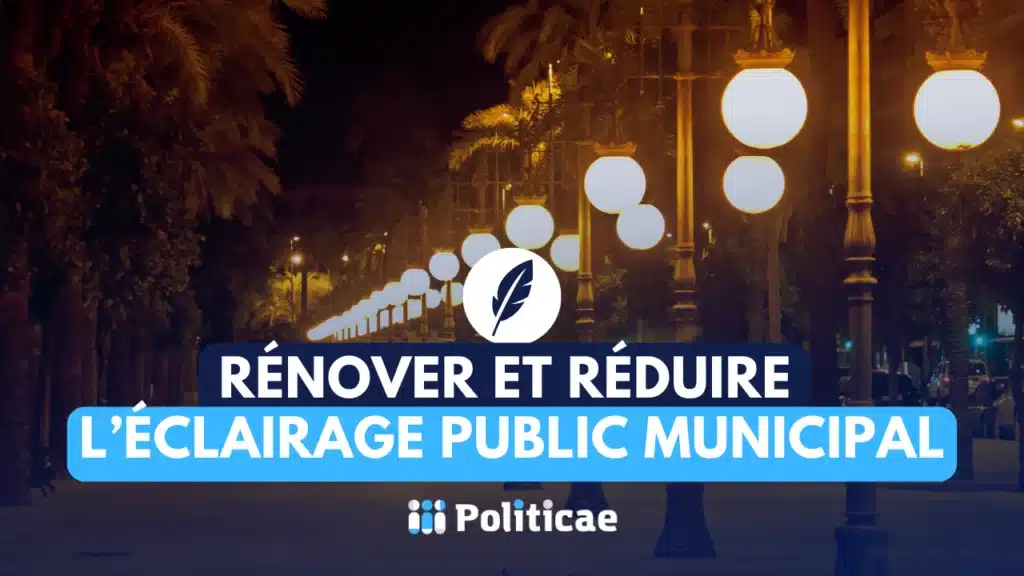 Rénover et réduire l'éclairage public dans la commune