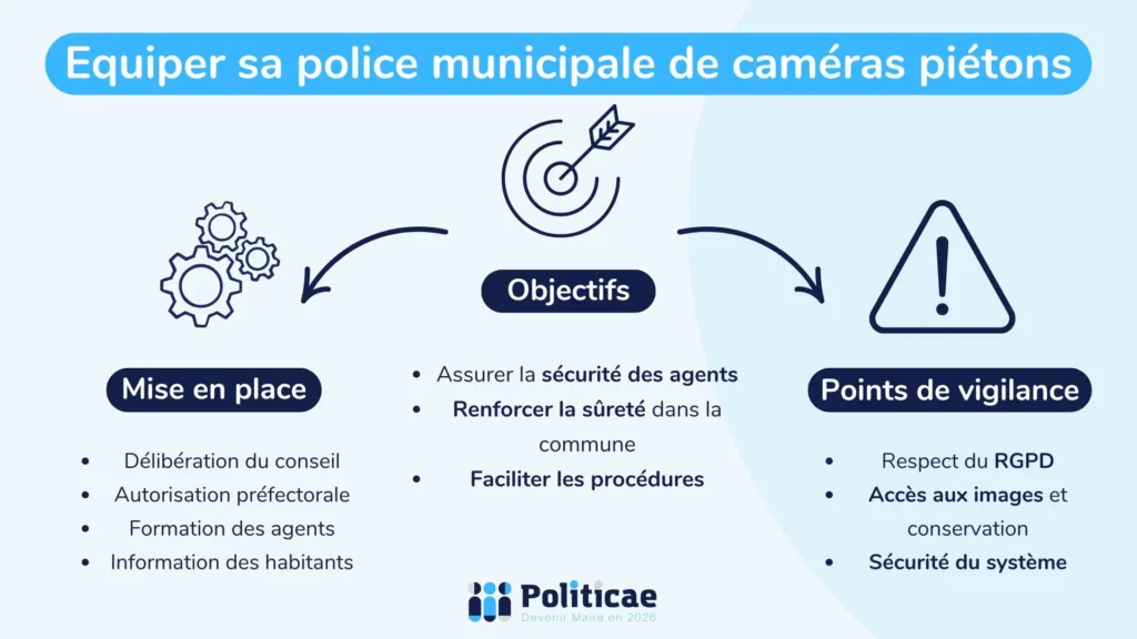 Equiper sa police municipale de caméras piétons