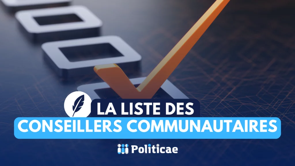 Constituer la liste des conseillers communautaires