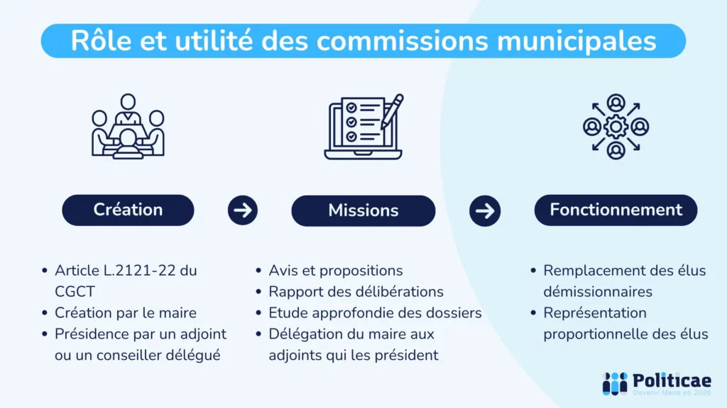 Rôle et utilité des commissions municipales